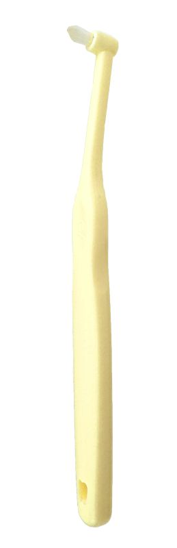 Дитяча монопучкова щітка Ci Mini One Tuft Clilin S  Made in Japan нюдово жовта