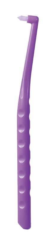Монопучкова зубна щітка Flex Fine ONE TUFT S Made in Japan з регульованою головкою, ідеально обробленою щетиною та формою монопучка, бузкова
